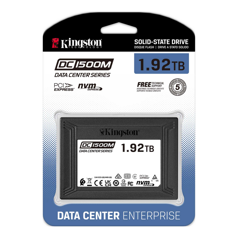 Kingston Data Center DC1500M - SSD - 1.92 TB - intern - 2.5" (6.4 cm)