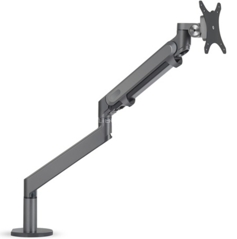 Hagor HA - Befestigungskit (ein Arm mit Gasdruckfeder) - für LCD-Display - medium - Aluminium - Dunkelgrau - Bildschirmgröße: 38-81 cm (15"-32")