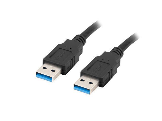 Lanberg CA-USBA-30CU-0005-BK USB cable 0.5 m 3.0 A Black - Kabel - Digital/Daten