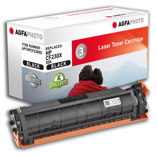 AgfaPhoto Schwarz - kompatibel - Tonerpatrone (Alternative zu: HP 30X, HP CF230X)