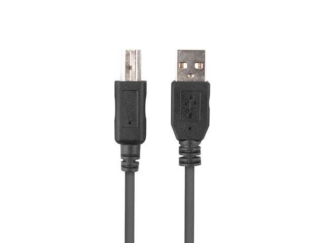 Lanberg CA-USBA-15CU-0010-BK kabel USB 1m 2.0 A->USB-B Black - Kabel - Digital/Daten