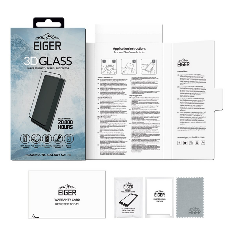 Eiger 3D SP Glass Samsung S21 FE cl/bk