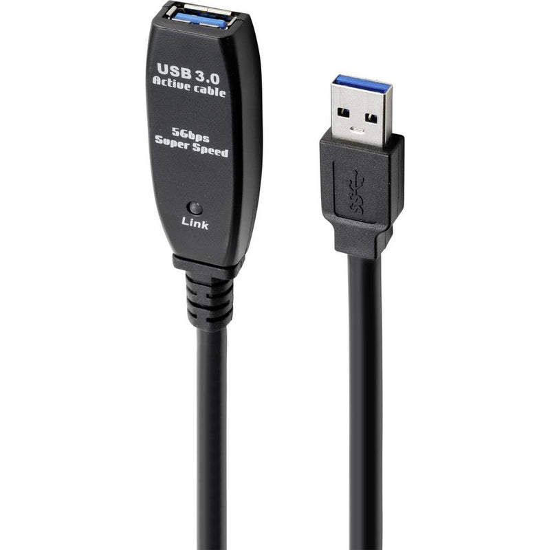 Renkforce USB-Kabel USB 3.2 Gen1 3.0 3.1 USB-A Stecker Buchse 20.00 m - Kabel - Digital/Daten