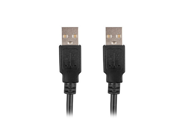Lanberg CA-USBA-20CU-0005-BK USB cable 0.5 m 2.0 A Black - Kabel - Digital/Daten