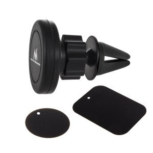 MacLean car phone holder universal for ventilation grille magnetic 360 degrees