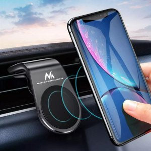 MacLean car phone holder magnetic universal for ventilation grille ABS material