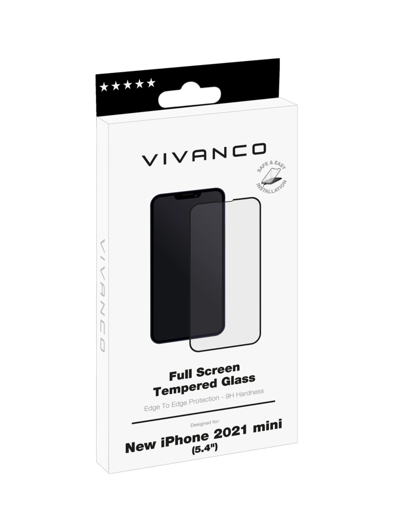 Vivanco 2.5D 2.5DGLASVVIPH2021M Displayschutzglas Passend für Handy iPhone 13 mini 1 St