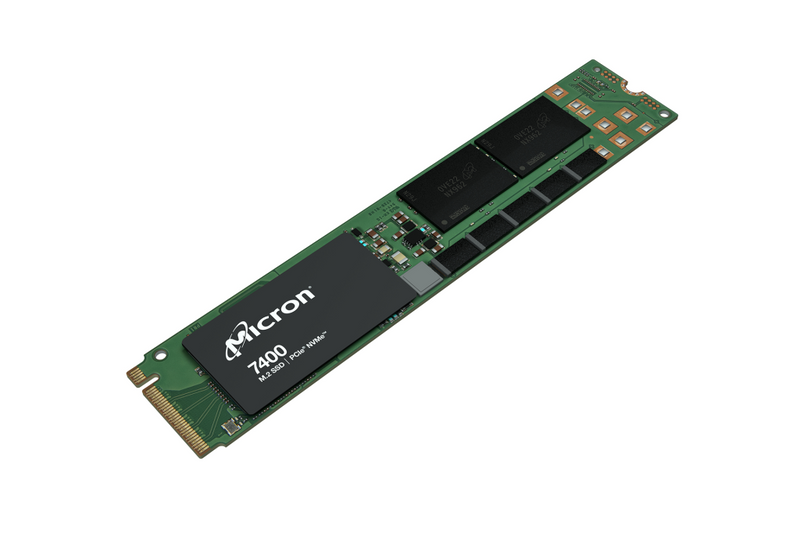 Micron 7400 PRO - SSD - 3.84 TB - intern - M.2 22110 - PCIe 4.0 (NVMe)