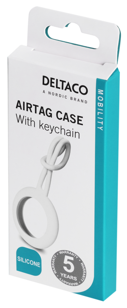 Deltaco Apple AirTag case silicone h