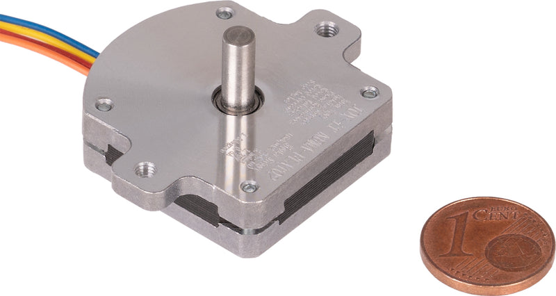 Joy-IT Schrittmotor NEMA-FLAT02 0.016 Nm 0.5 A 0.5 Wellen-Durchmesser 4 mm