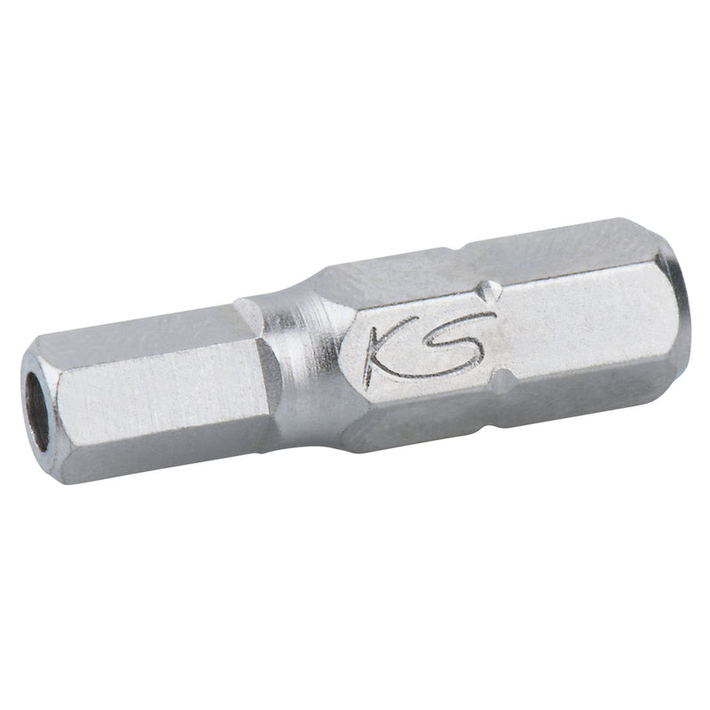 KS TOOLS 1/4" CLASSIC Bit Innensechskant Bohrung 25mm 4mm 5er Pack 911.2944