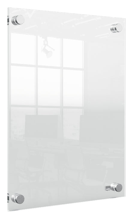 Nobo Acryl-Plakatrahmen Premium Plus DIN A4 glasklar durchgehende Eckbefestigung für
