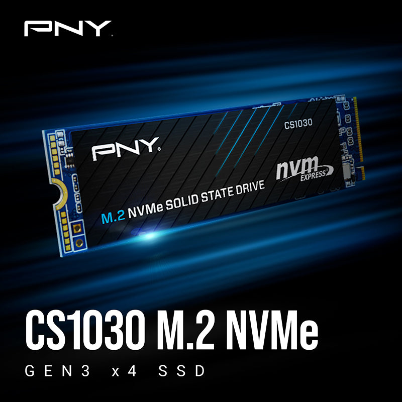 PNY CS1030 - SSD - 2 TB - intern - M.2 2280 - PCIe 3.0 x4 (NVMe)