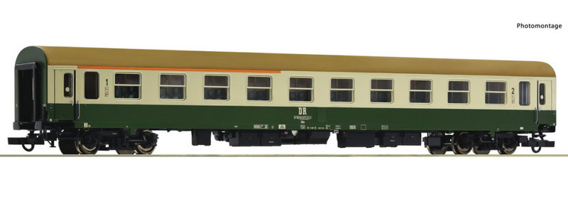 Roco Vagone treno veloce H0 semi-urbano della DR 74801 prima/seconda Classe modello