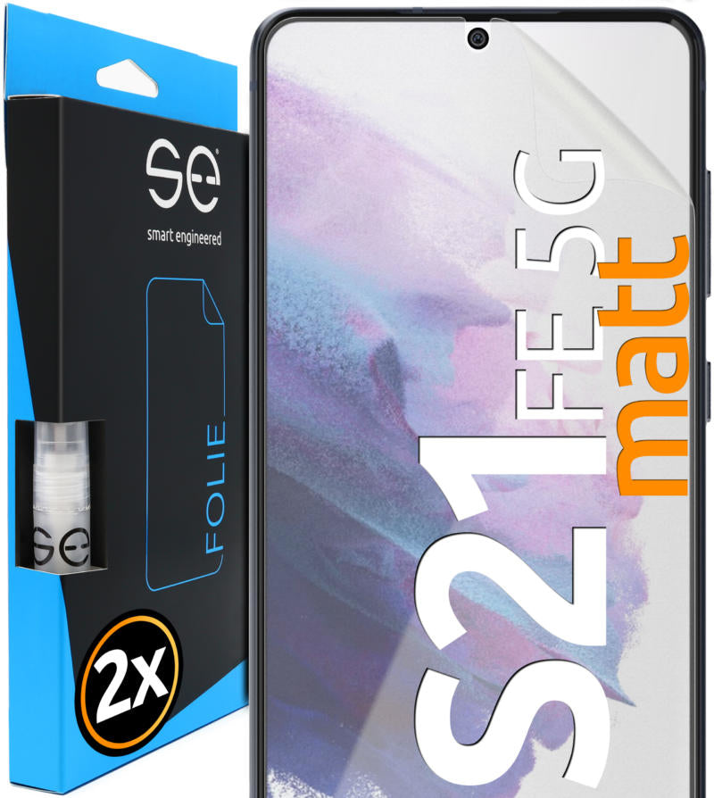smart.engineered 2x3D Screen Protector for Samsung Galaxy S21FE 5G matte