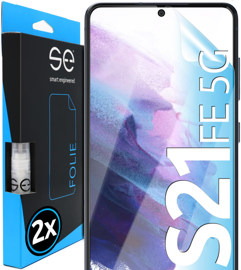 smart.engineered 2x3D Screen Protector for Samsung Galaxy S21FE 5G transparent