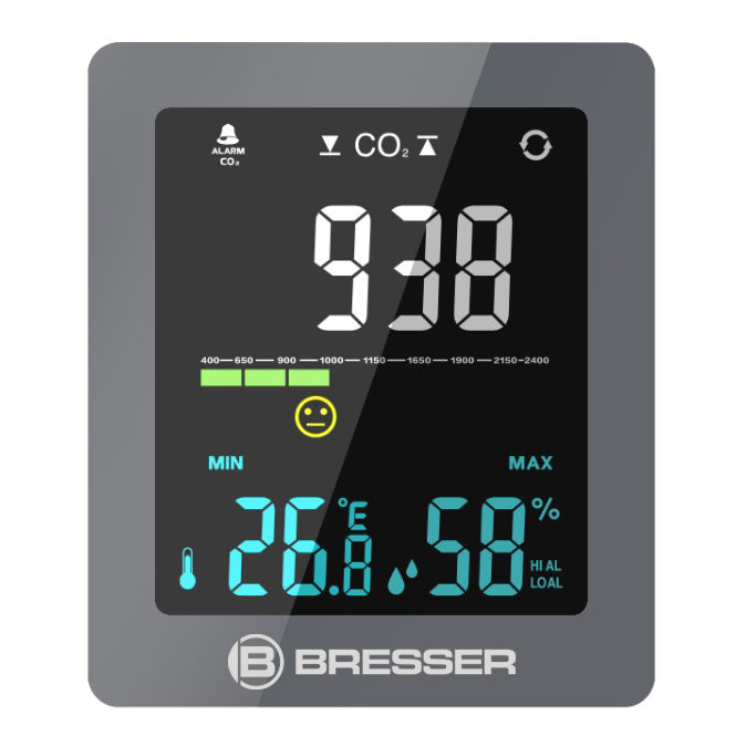 Bresser CO2 AIR QUALITY MONITOR GREY