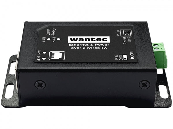 WANTEC 2wIP E Adapter PoE-Schraubklemme-Client/Empfänger 1