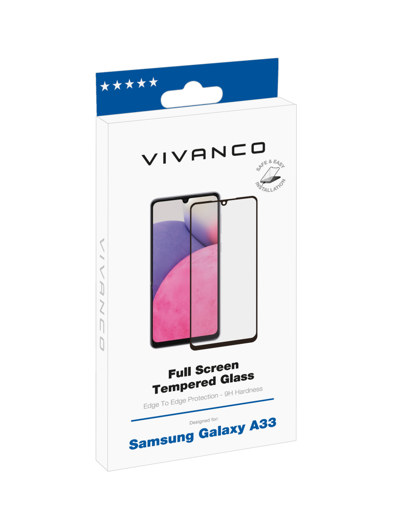 Vivanco 2.5DGLASVVSGA33 Displayschutzglas Passend für Handy-Modell Samsung Galaxy A33 1 St.