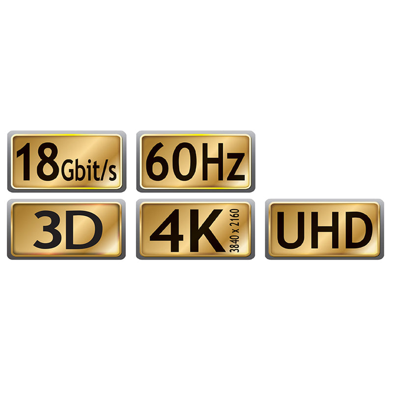 Transmedia TME C215-2 - High Speed HDMI Kabel mit Ethernet 4K 2 m - Kabel - Digital/Display/Video