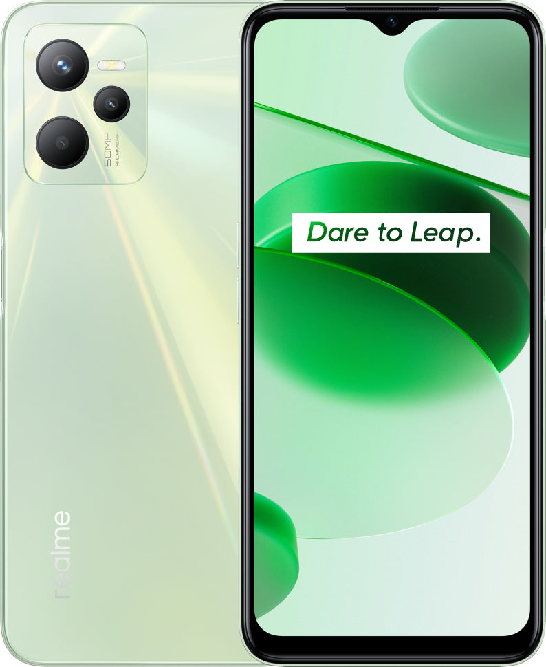 Realme C35 - 4G Smartphone - Dual-SIM - RAM 4 GB / Internal Memory 64 GB - microSD slot - 6.6" - 2408 x 1080 Pixel (60 Hz)