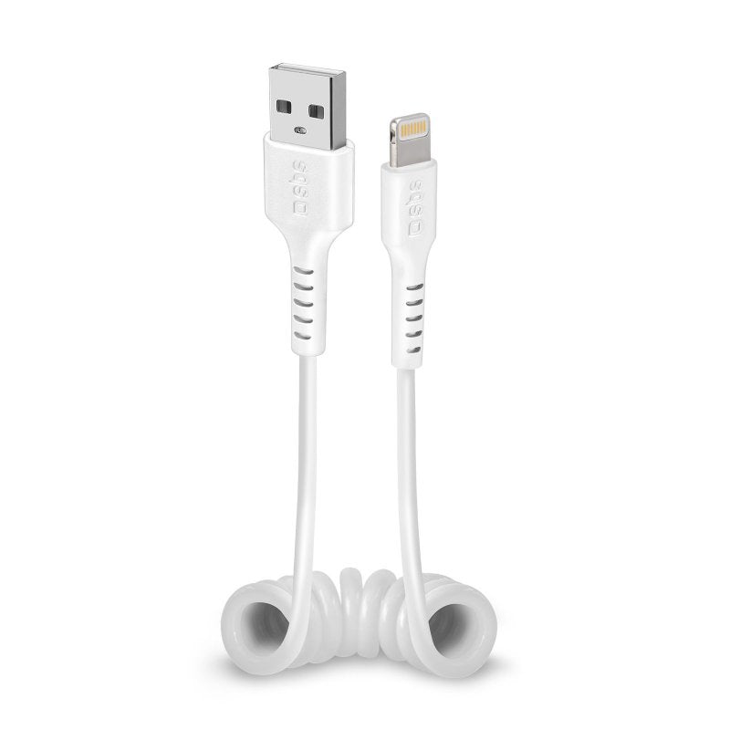 SBS Data Cable USB 2.0 to Apple Lightning C white - Kabel - Digital/Daten