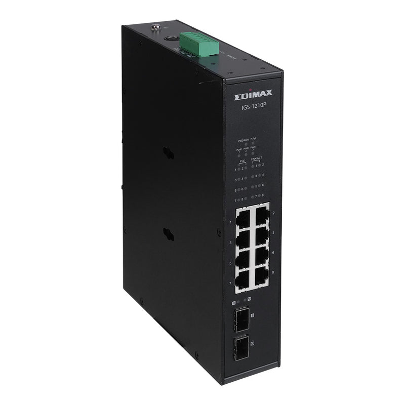 Edimax IGS-1210P - Switch - 8 x 10/100/1000 (PoE+)