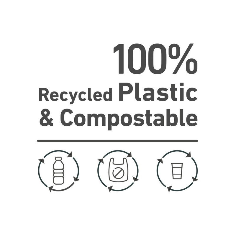 SBS Farbiges Cover aus recyceltem Kunststoff r-PET für iPhone 13 Mini gruen