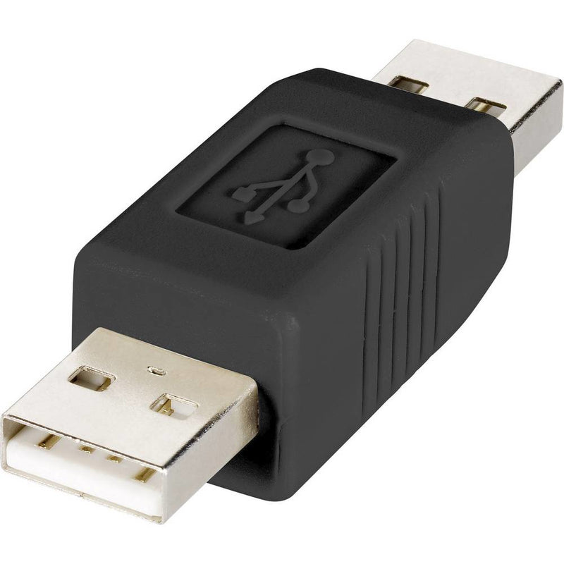 Renkforce USB-Kabel USB 2.0 USB-A Stecker Stecker 25.00 cm Schwarz inkl - Kabel - Digital/Daten