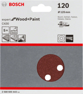 Bosch Expert for Wood and Paint C430 - Schleifpapierset