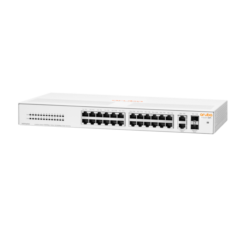 HPE Aruba Instant On 1430 26G 2SFP Switch - Switch