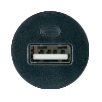 Schwaiger 12V Ladeadapter 1x USB 2.4A schwarz