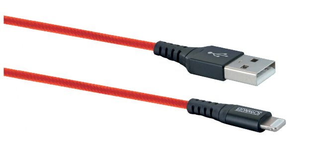 Schwaiger USB-Kabel 2.0 St. A->Apple Lightning 1.2m rot - Kabel - Digital/Daten