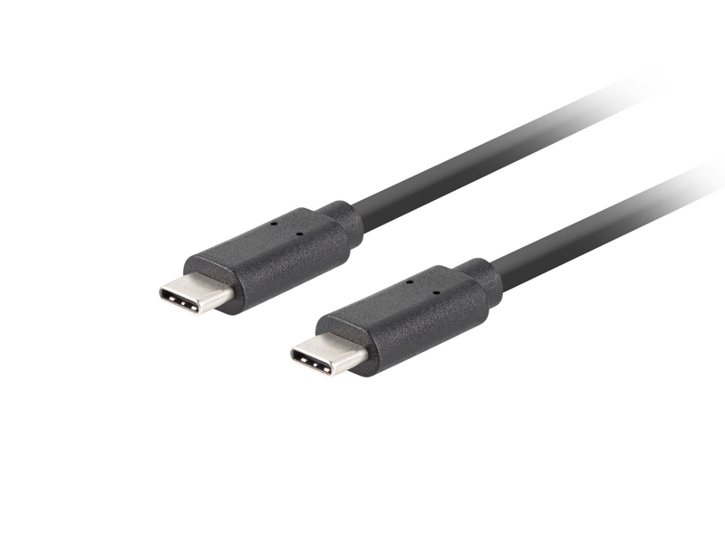 Lanberg CABLE USB-C M/M 3.2 GEN 2 0.5M PD100W - Kabel - Digital/Daten