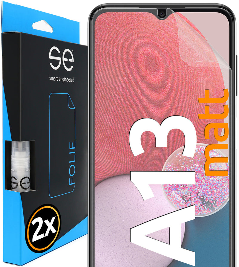 smart.engineered 2x3D Screen Protector for Samsung Galaxy A13 matte