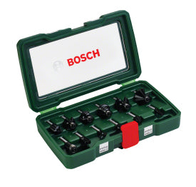 Bosch Fräs-Bitsatz - 12 Stücke - 8 mm