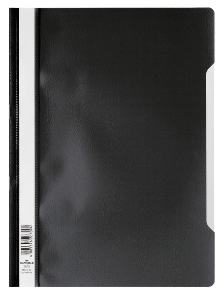 Durable 2573-01 - Präsentationsmappe - A4 - Polypropylen (PP) - Schwarz - Transparent - Porträt
