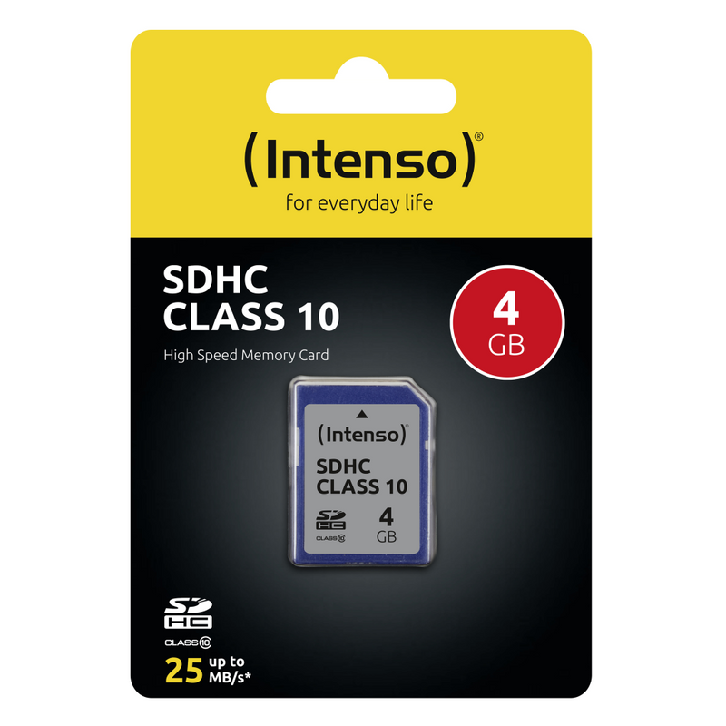 Intenso Class 10 - Flash-Speicherkarte - 4 GB