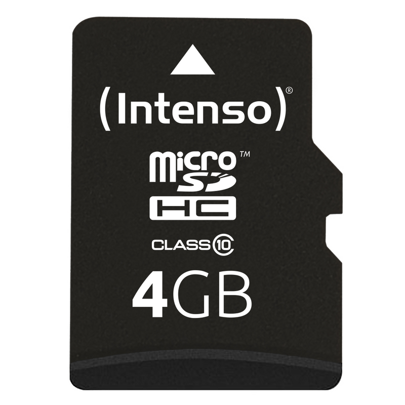 Intenso Class 10 - Flash-Speicherkarte (microSDHC/SD-Adapter inbegriffen)