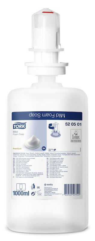 Essity 520501 - Haut - Foam soap - Pumpenflasche - Feuchtigkeitsspendend - Nachfüllen - Frisch - 1000 ml