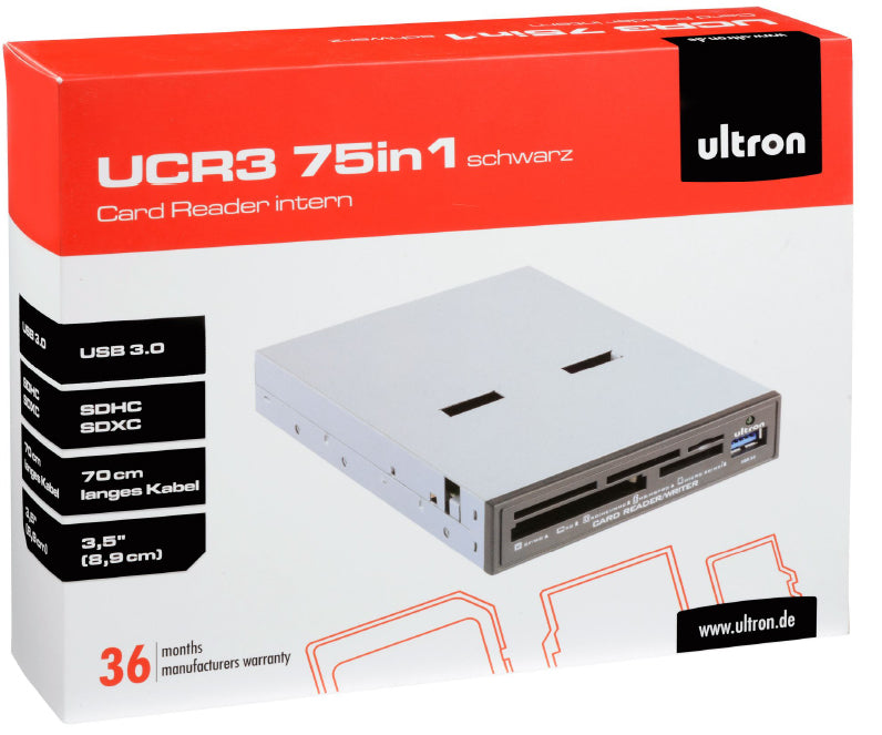 Ultron UCR3 - Kartenleser - 75-in-1 - USB 3.0
