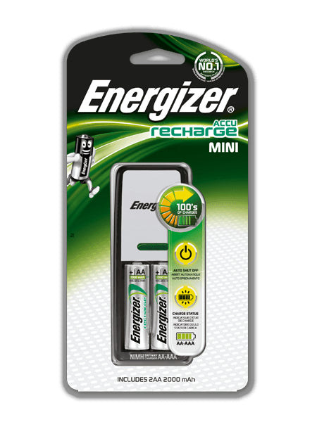 Energizer Mini Charger CH2PC2 - Batterieladegerät - (für 2xAA, 2xAAA)