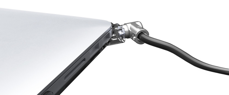 Compulocks MacBook Lockable Case Bundle With T-Bar Cable Lock and MacBook Pro 13" Security Case / Cover Clear - Sicherheitskabelschloss - klar - 1.83 m - für Apple MacBook Pro mit Retina display (13.3 Zoll)