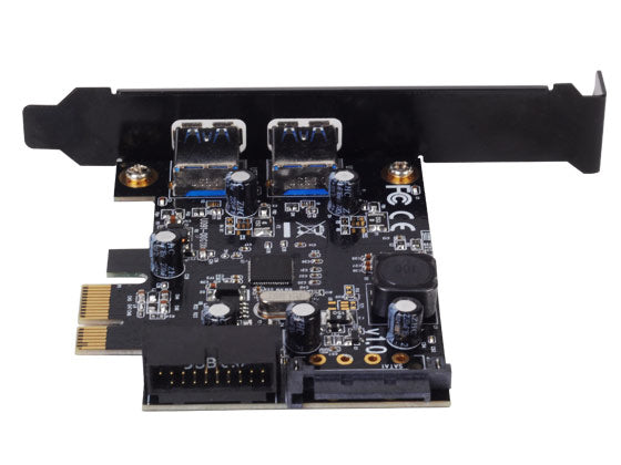 SilverStone EC04-E - USB-Adapter - PCIe 2.0 Low-Profile