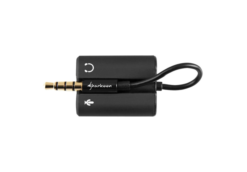 Sharkoon Audio-Adapter - 4-poliger Mini-Stecker (M)