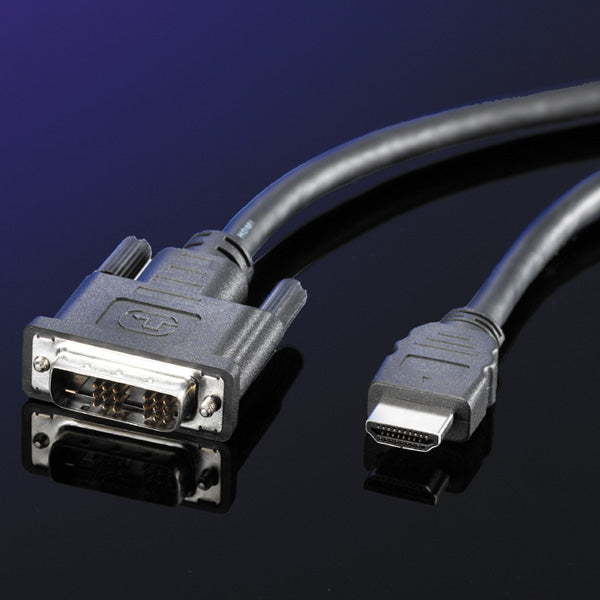 VALUE Videokabel - HDMI (M) bis DVI-D (M)