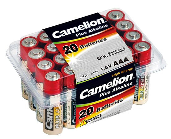 Camelion LR03-PB20 - Einwegbatterie - Alkali - 1,5 V - 20 Stück(e) - 1250 mAh - Mehrfarben