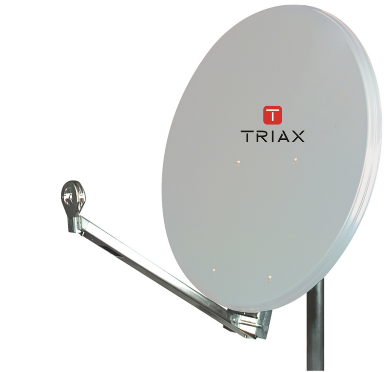 Triax FESAT 120 K - 10,7 - 12,75 GHz - 42,6 dBi - Offset - 15 - 40° - 21,3° - Grau