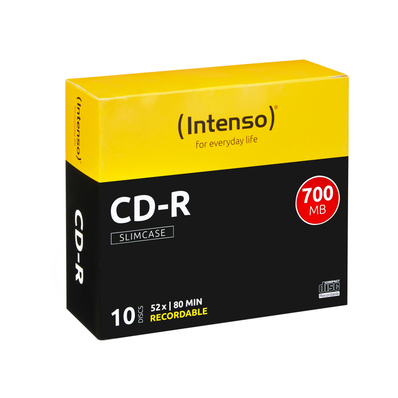 Intenso 10 x CD-R - 700 MB (80 Min) 40x - Slim