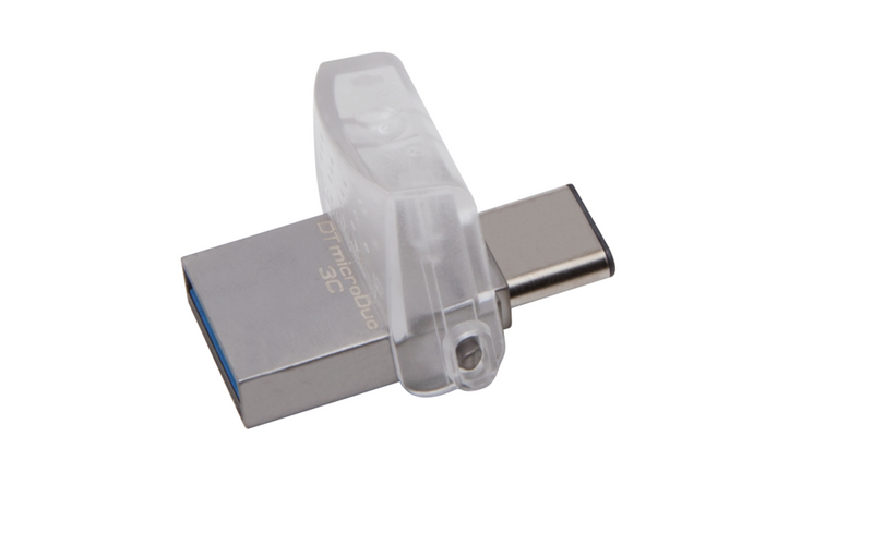 Kingston DataTraveler microDuo 3C - USB-Flash-Laufwerk - 32 GB - USB 3.1 / USB-C - für Apple MacBook (Early 2015, Early 2016, Mid 2017)